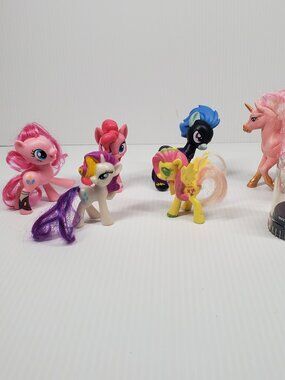 Vintage My Little Pony Lot Of 7 Various Sizes